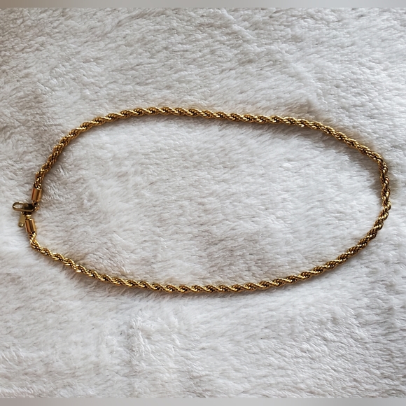 Gold plated necklace. 18k gold plated. New - Picture 4 of 5